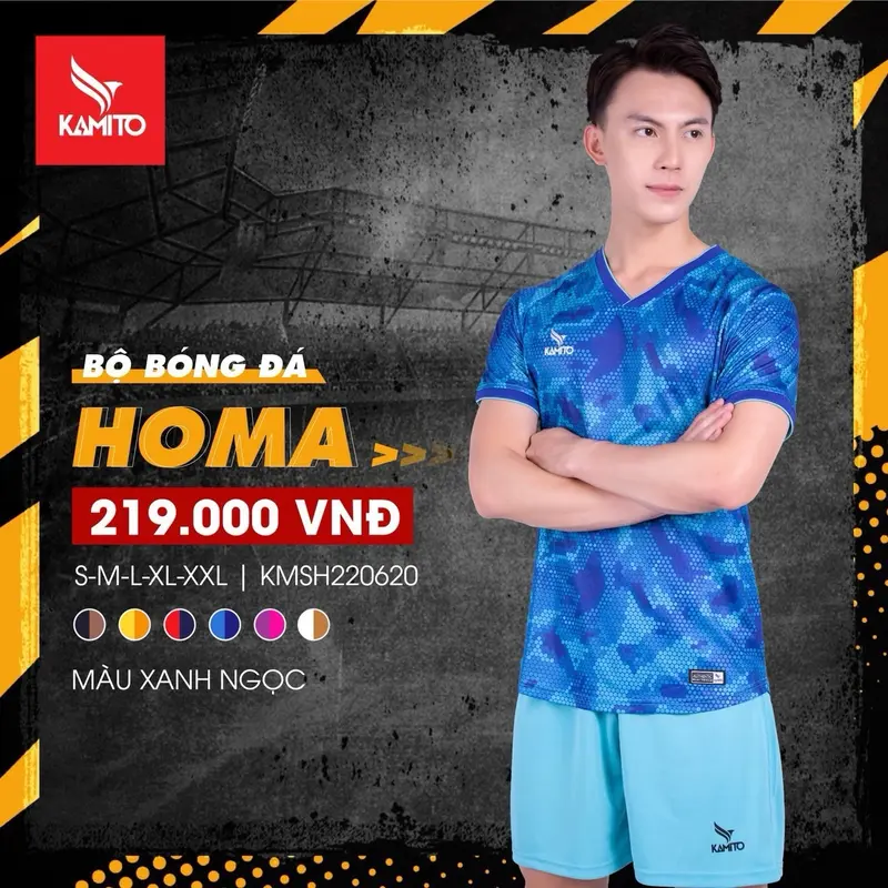 BỘ QUẦN ÁO BÓNG ĐÁ KAMITO HOMA 0