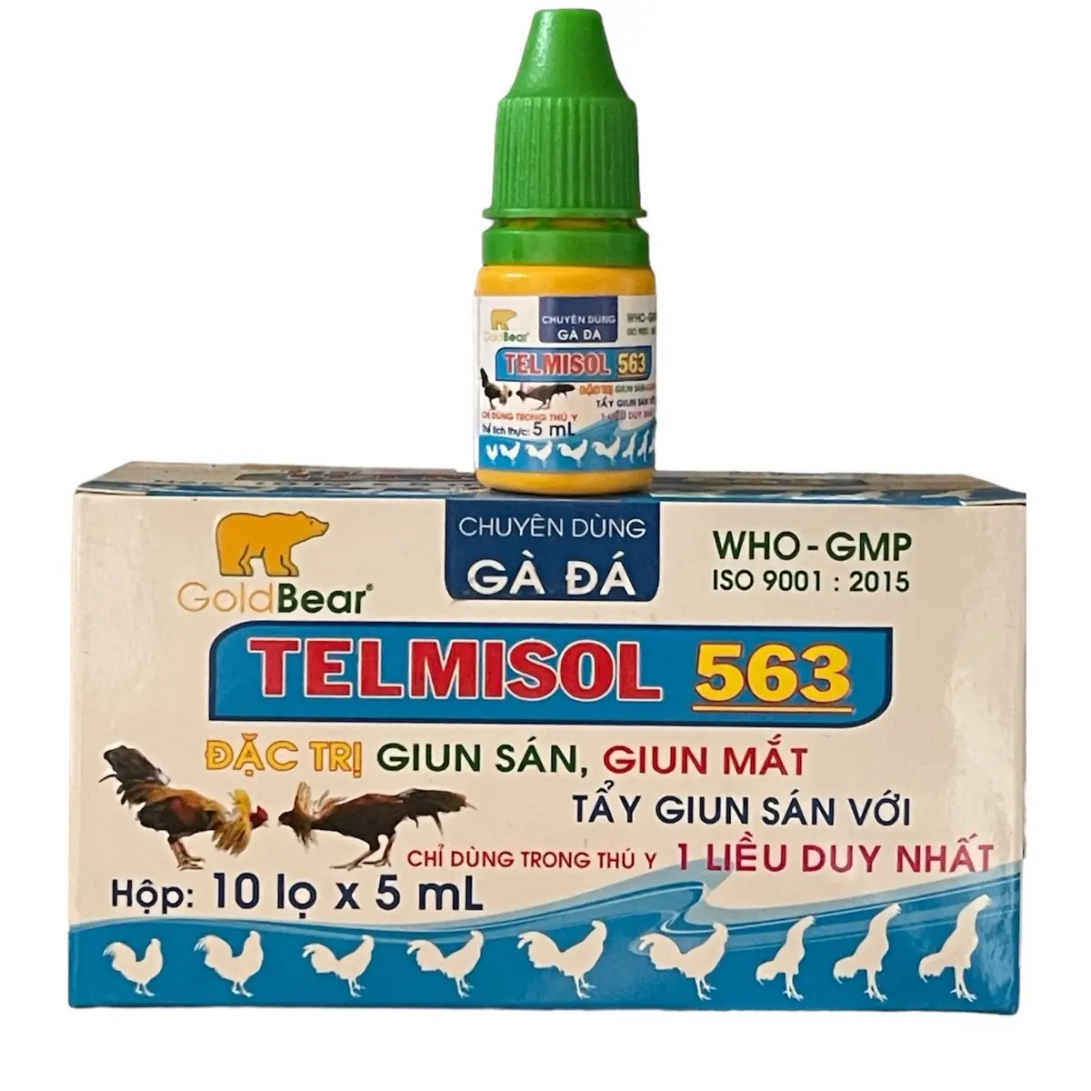 Telmisol 563 5ml/ lọ - giun sán cho gà thuốc trị