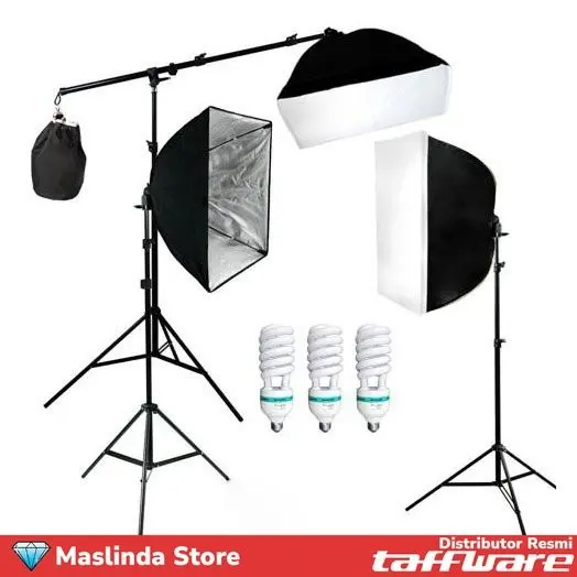 Photography Foto Studio TaffSTUDIO Lighting Kit Youtube Vlog - D-HZ7