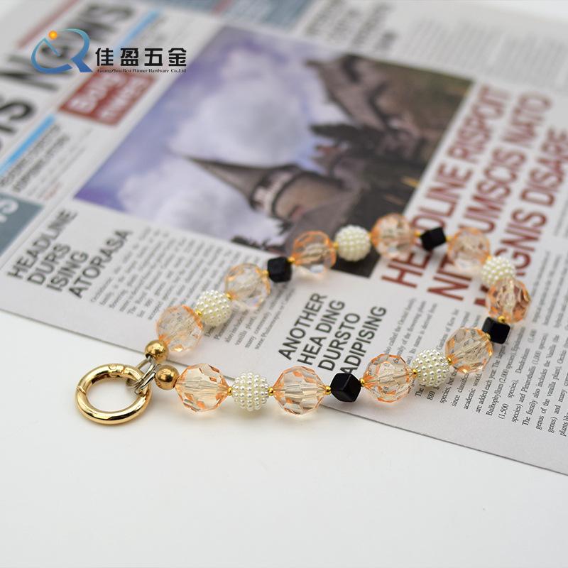 Product Introduction of High-Grade Cellphone Chain Chain Key Pendants Mobile Phone Pendant Key Chain Beads Beaded Phone Chain Pendant 4