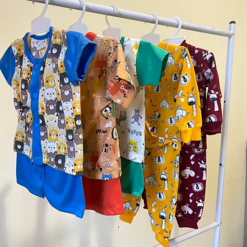 PAKET BAJU ANAK 100 RIBU DAPAT 5 PCS SIZE KECIL Motif Setelan Fashion 6