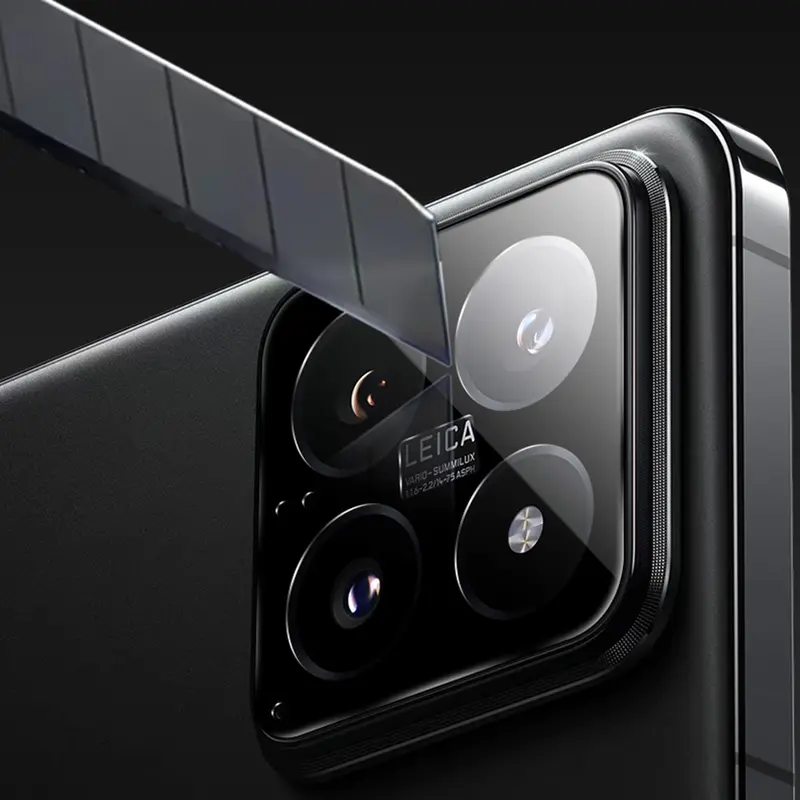 Dán camera Xiaomi 14 Pro thấu kính nổi 3D - Cường lực camera Xiaomi Mi 14 Pro độ cứng 9H trong suốt 8