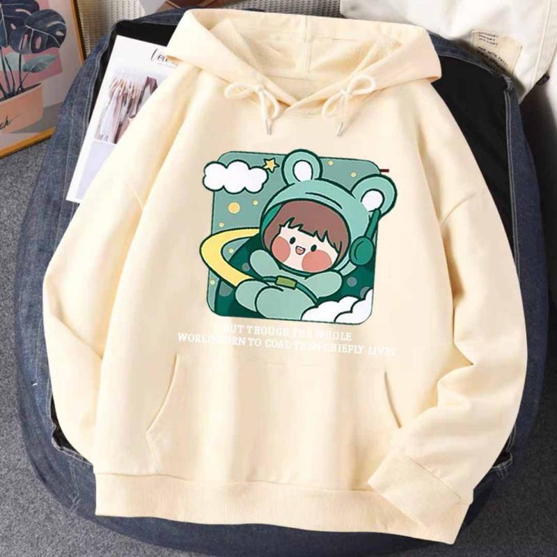 Áo Khoác Nỉ Ao Hoodie Form Rộng Xanh Rêu Đen Free Cô Bé NASA Menswear Nam 6