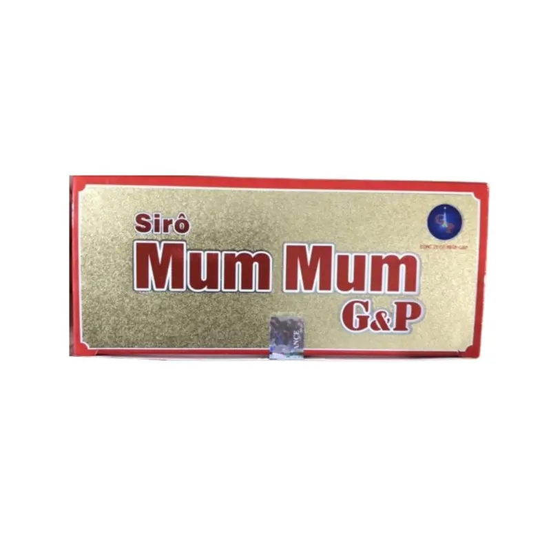 SIRO MUM MUM G&P - SIRO ỐNG UỐNG HỖ TRỢ ĂN NGON TIÊU HOÁ KHOẺ - HỘP 20 ỐNG 4
