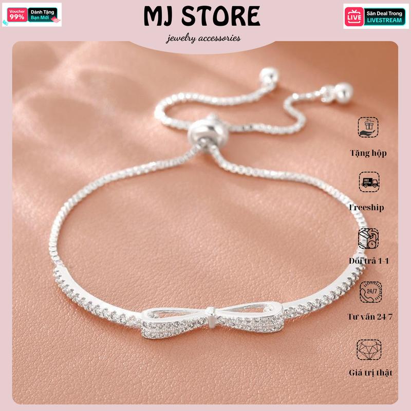 Vivi Lắc tay nữ dây rút nơ lắc tay nơ đính đã xinh xắn Trang Sức Chain Women Chain Jewelry  L3