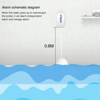 Gambar KERUI Alarm Rumah Strobe Sirine Wireless Indoor Alarm Sensor Banjir Waterproof - 1 Sensor dari KERUI Official Store Kab. Bekasi 5 Tokopedia