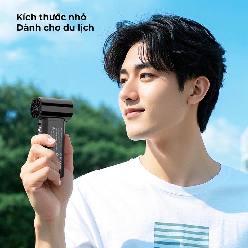 [GOOJODOQ* Hungrv] QUẠT MINI TURBO TỐC ĐỘ CAO 100 CẤP ĐỘ GIÓ 1