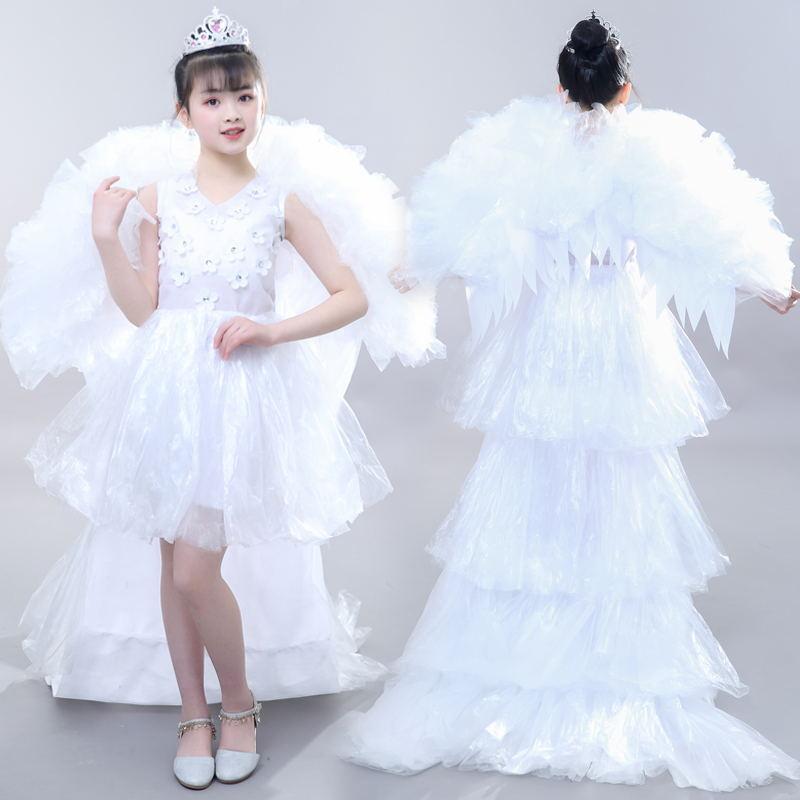 Quần Áo Biểu Diễn Catwalk Trẻ Em, Phong Cách Trung Quốc Ngọt Ngào, Bảo Vệ Môi Trường, Cá Nhân Hóa, Thích Hợp Cho Trẻ Em, Thời Trang, Phong Cách Mới Năm 2024, Thích Hợp Cho Bé Gái Mẫu Giáo, Thủ Công Mỹ Nghệ, Vật Liệu Tự Làm, Thiết Kế Thiên Thần 2