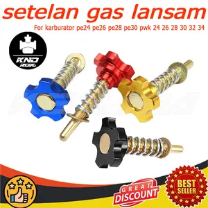 pwk 24 26 28 30 32 34 setelan gas lansam angin karburator pe24 pe26 pe28 pe30