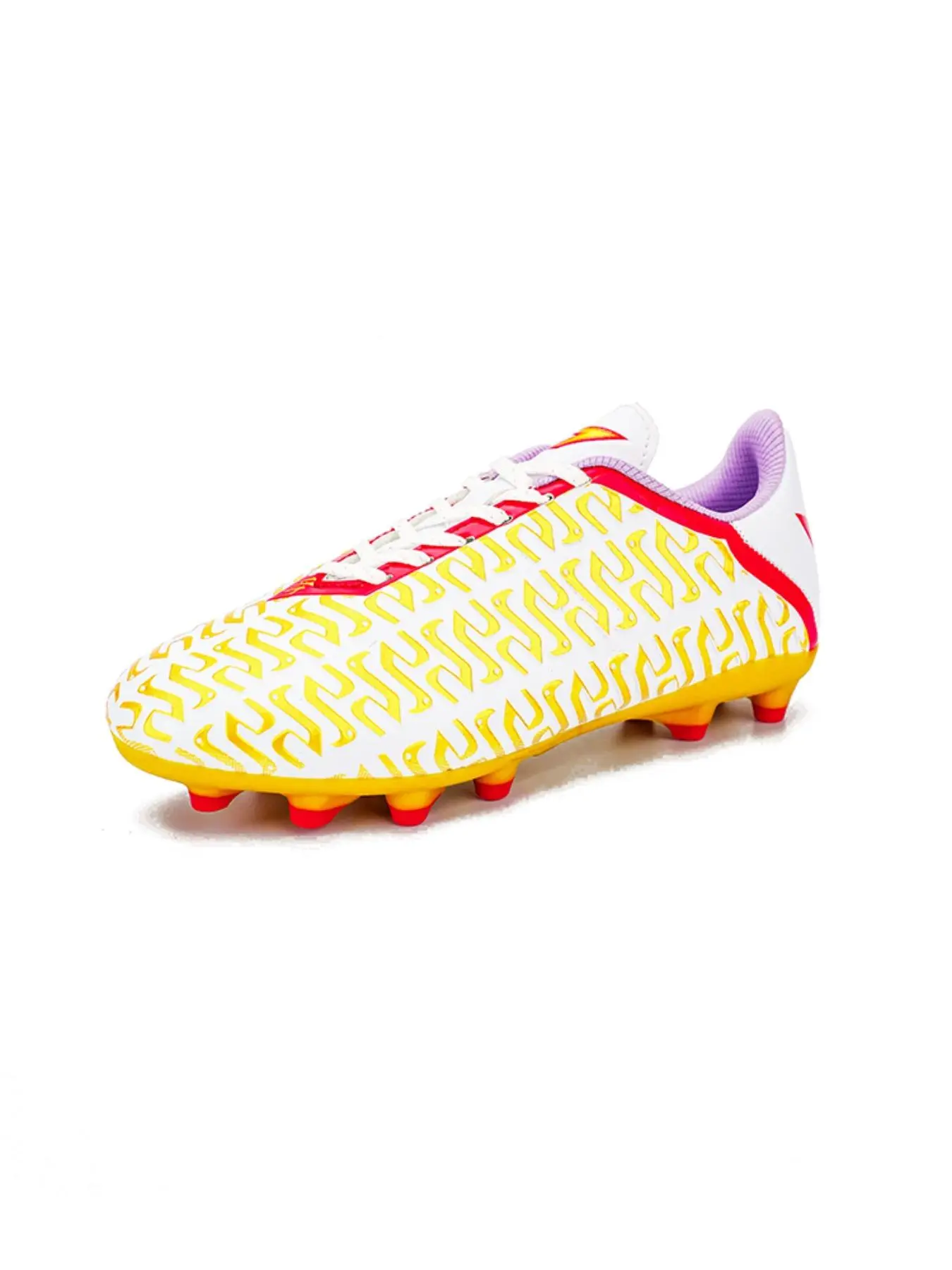 Unisex's Fashionable Lace Up Soccer Shoes, Comfortable Breathable Low Top Football Shoes, Football Shoes for Training & Competition