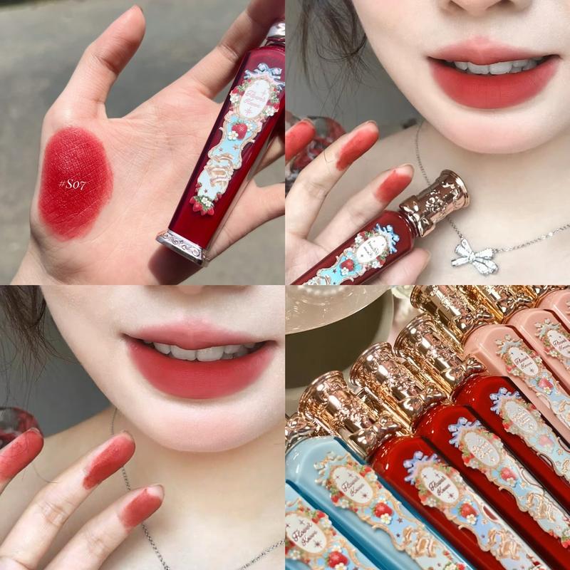 Son Kem Flower Knows S07 Đỏ Cam Cao Cấp