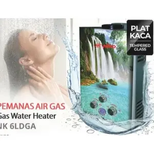 NIKO WATER HEATER GAS / PEMANAS AIR GAS NK-6LDGA / 6 LDGB
