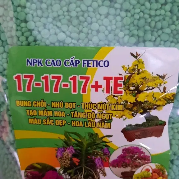 1 kí phân 17 17 17 cho mầm hoa mai - Phân bón chuyên dùng