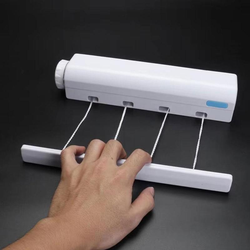 Product Introduction of Automatic Retractable Clothesline Spring Automatic Telescopic Clothesline With Four Or Five K9W4 22