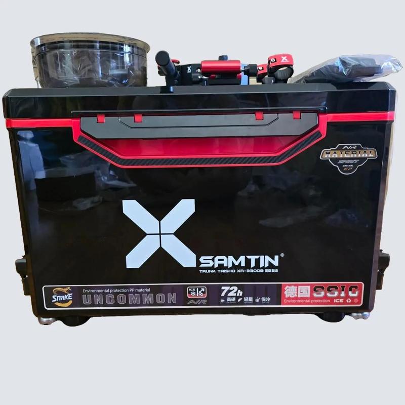 Thùng xsamtin 3300B phiên bản nâng cấp pat góc chắc khỏe 2024 hàng chính hãng Đi Câu Câu Cá Bắt Cá Fishing Mồi Đồng