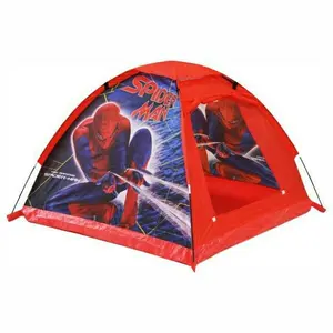 Mainan Tenda Camping Anak Bermain Berkemah motif Spiderman - PJMASK BIRU