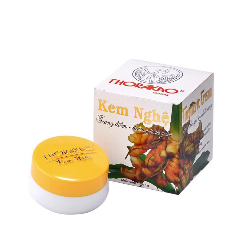 Kem nghệ hỗ trợ dưỡng trắng da Thorakao 3g