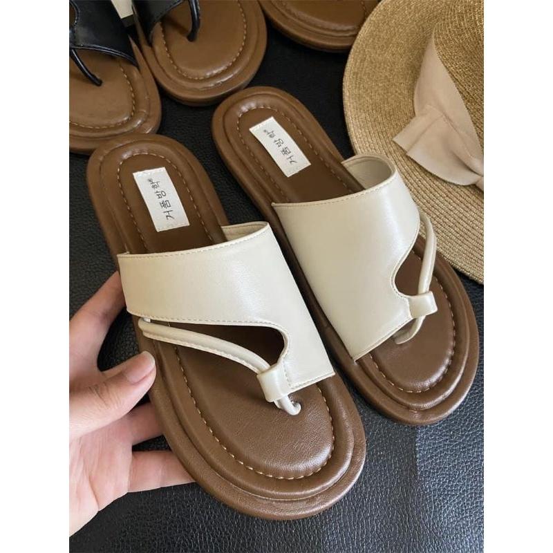 Dép tông đi biển dễ thương mềm nhẹ giá rẻ dễ đi Nữ DéP Shoes GiàY Sandal Nhung 5
