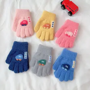 sarung tangan anak musim dingin motif mobil premium