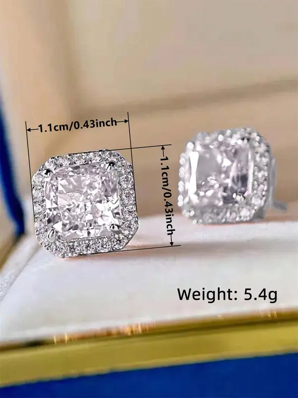 Fashion Elegant Rhinestone Decorated Stud Earrings, Casual Jewelry for Women, Trendy Accessories for Party and Daily Life 5