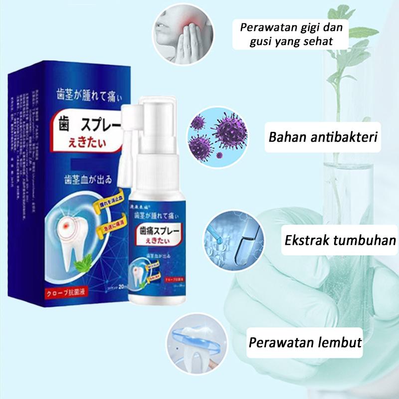Japan Obat Sakit Gigi Berlubang Paling Ampuh Penghilang Gusi Bengkak Linu Ngilu Bernanah Nyeri Sariawan Anak Dewasa Cairan Tetes-Obat Gusi Bengkak Nyut Nyutan 20ml [B58]