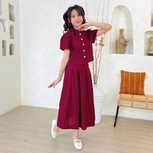 Queenkids - Cassandra Oneset - Setelan Anak Perempuan - Baju Anak Perempuan Bawahan Rok