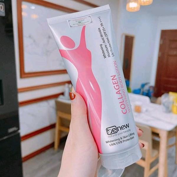 Kem Dưỡng Thể Trắng Da Toàn Thân Benew Collagen Whitening Body Lotion 200ml Hàn Quốc. Chăm sóc làm đẹp da Nữ