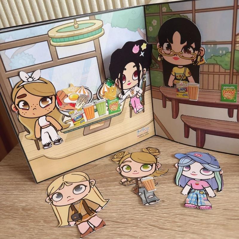 RESTO SEBLAK AVATAR Paperdoll Bongkar Pasang Mainan Edukasi Anak Terbaru 5