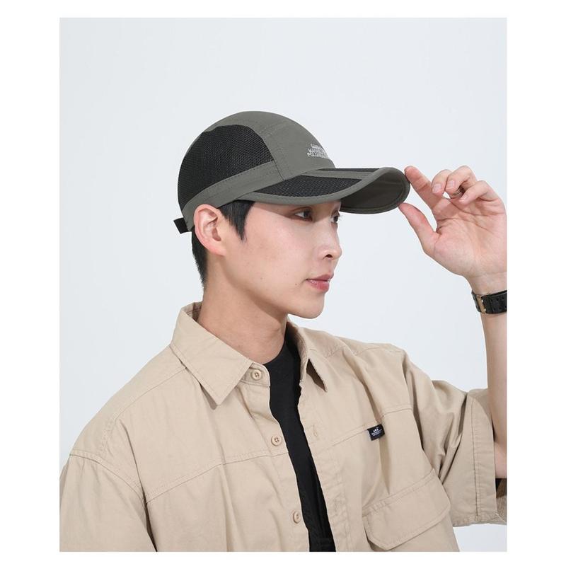Product Introduction of Casual Foldable Mesh Baseball Cap Quick Drying Breathable Sun Visor Cap Adjustable UV Protection Cap Unisex 17