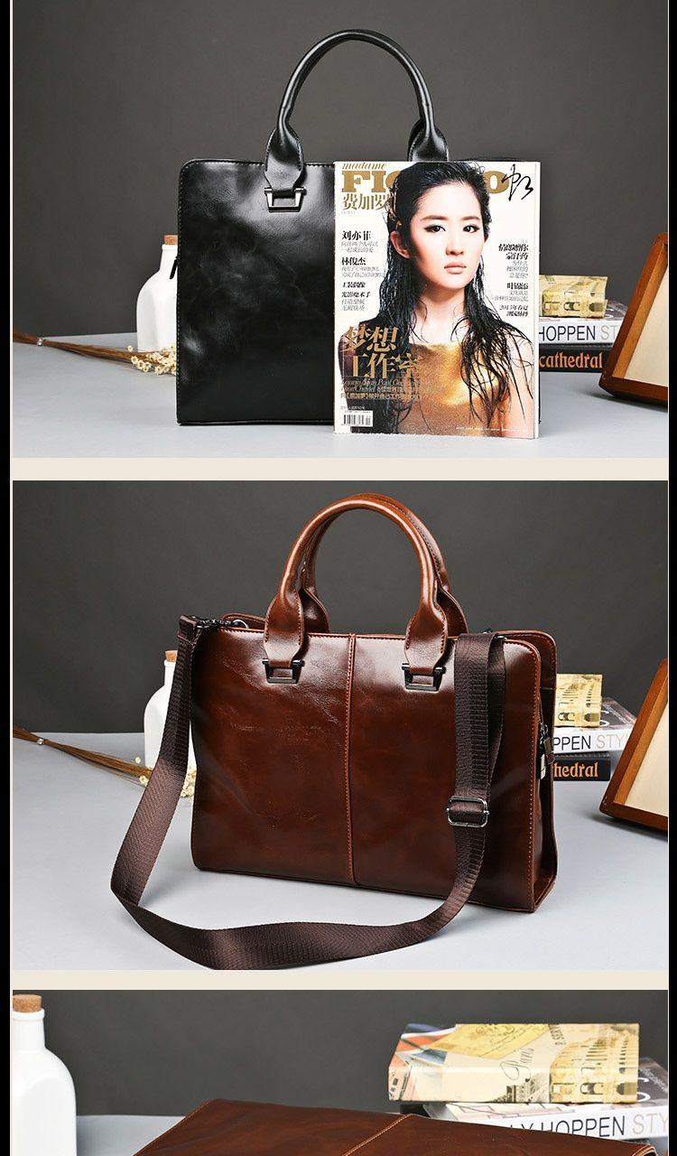 Product Introduction of [1146 People Collection] Original Retro Fashion Portable Shoulder Bag Men'S Briefcase Casual Bag Messenger Bag Business Computer Bag Men'S Bag 20
