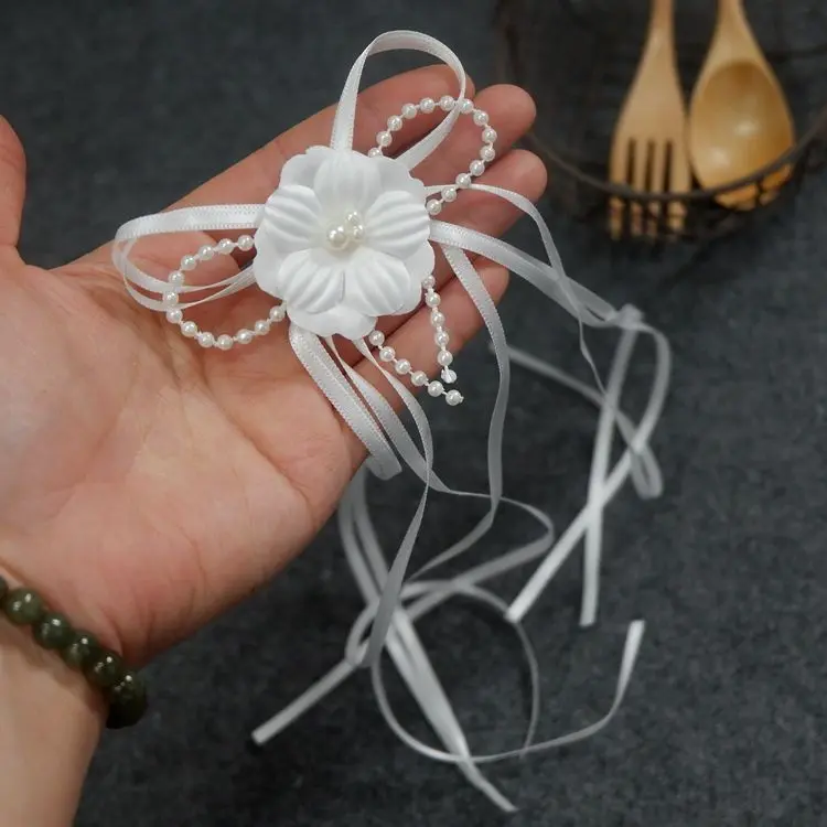 Beaded Floral Women Bow Tie Brooch BTA0018