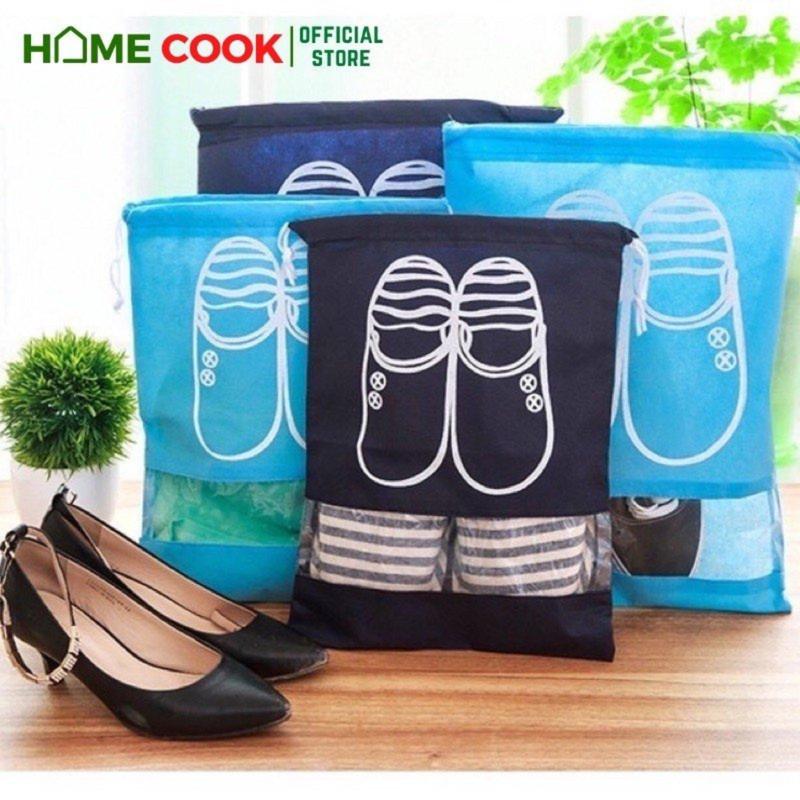 Túi Vải Đựng Giày Dép Dây Rút Chống Bẩn Du Lịch Với Họa Tiết Thiết Kế Đẹp Mắt 0