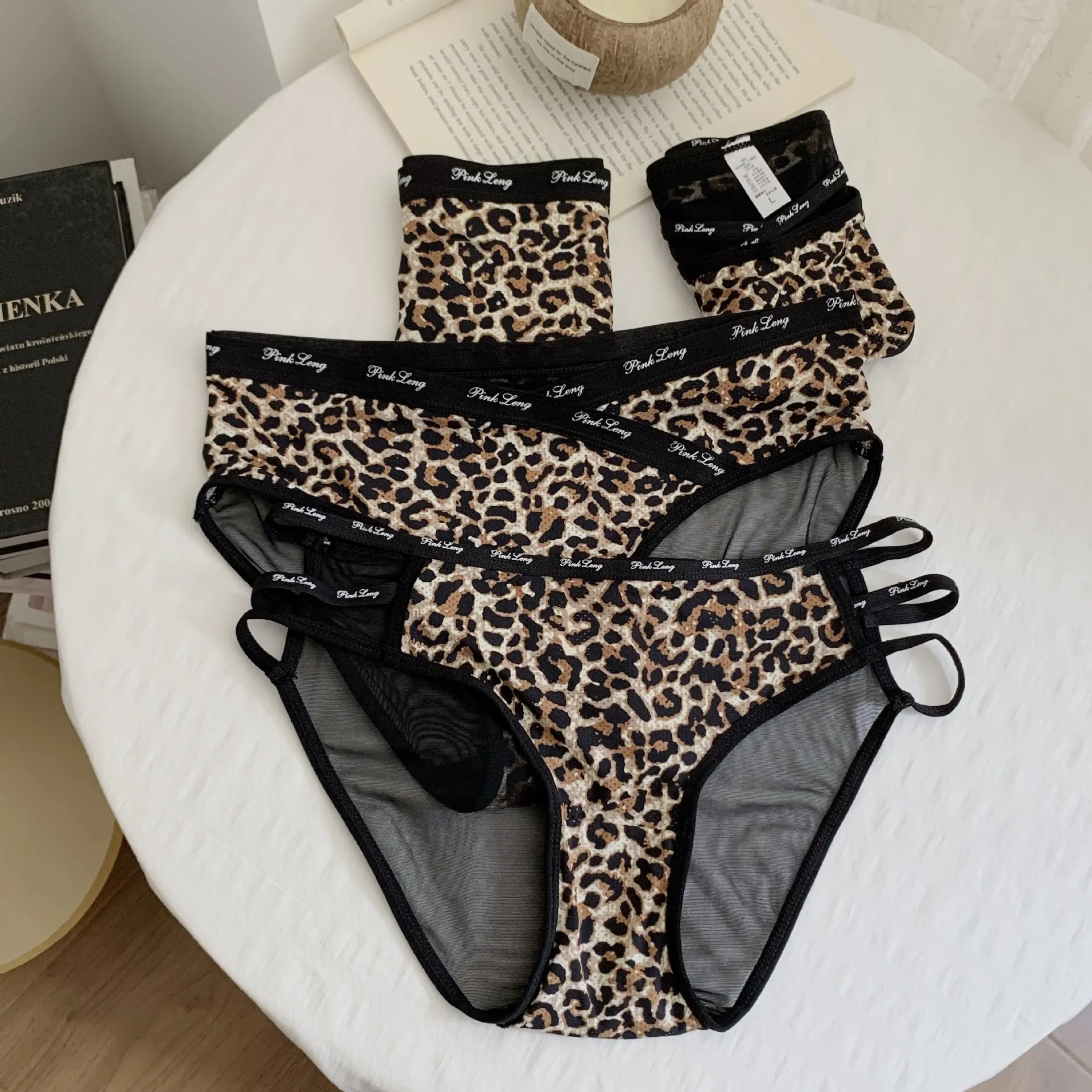 Đồ Lót Họa Tiết Da Báo Thời Trang Nữ, Dành Cho Nữ Women Quần Lót