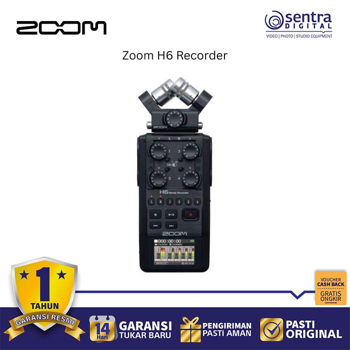 Gambar Zoom H6 Handy Recorder Black dari Sentra Digital Kota Surabaya Tokopedia