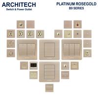 Gambar Architech Platinum B9-K3A Gold Sakelar/Saklar/CETEK 3 Gang 1Arah LED - 3GANG 1ARAH RATA LED dari ARCHITECH INDONESIA Kota Administrasi Jakarta Utara 5 Tokopedia