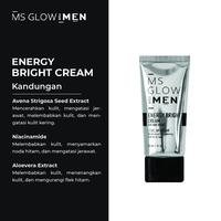 Gambar MS Glow For Men Skincare Cowok Original Energy Bright Cream Pria Wajah Kosmetik Laki dari Ms Glow Bandung Kab. Bandung 3 Tokopedia
