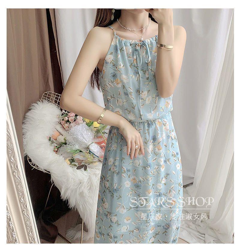 Product Introduction of Váy Hai Dây, Váy Voan Hoa, Quần Áo Chống Nắng, Áo Voan, Áo Cardigan, Bộ Đồ Hai Mảnh Cho Nữ, Váy Đi Kỳ Nghỉ Trên Bãi Biển, Váy Dài 14