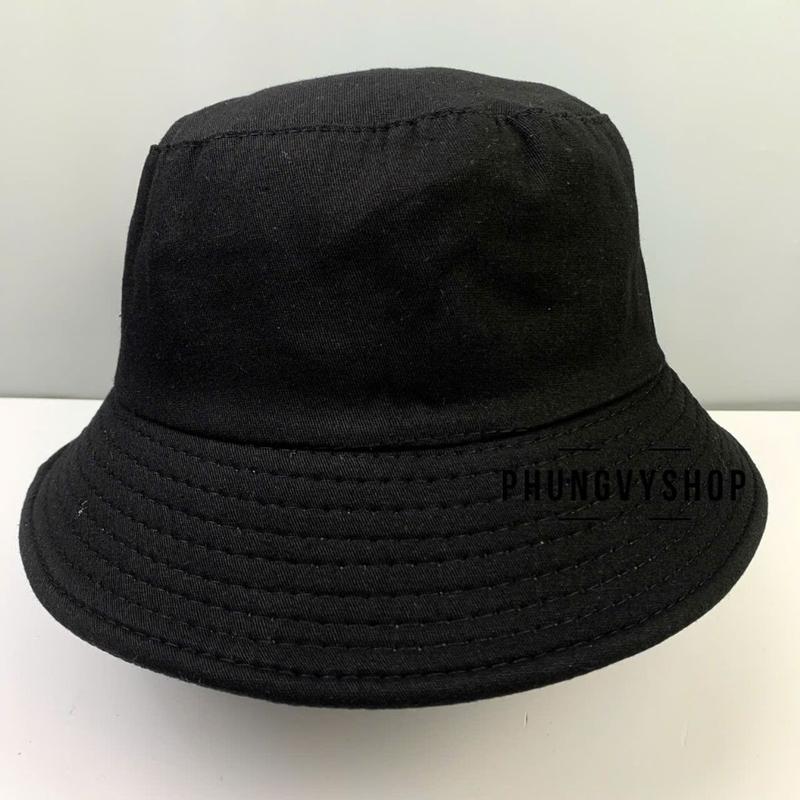 Mũ bucket unisex nam nữ đơn giản basic- BO TRƠN LỚN - Nón tai bèo vành