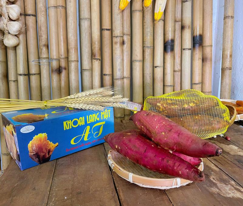 (AT) Combo 3kg Khoai Lang Mật Tà Nung Túi Lưới - Không Chất Béo Chuyển Hóa, Không Cholesterol - Chua, Snack