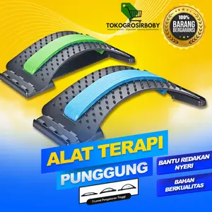 Alat Terapi Pinggang Dan Punggung Warna Hitam Bahan Abs