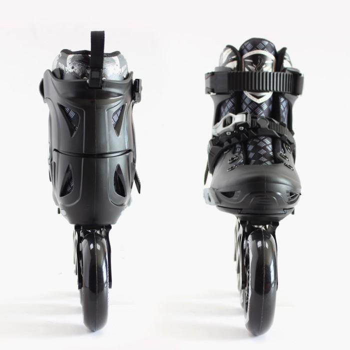 inline skate SPEED Sepatu roda 3x100mm three wheels adjustable 37-40 1