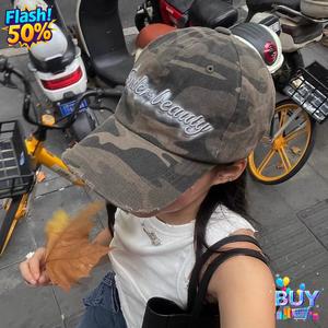 หมวกเบสบอลลายพรางเกาหลีใหม่ หมวกบังแดดแบรนด์แฟชั่นสตรีทฤดูใบไม้ผลิและฤดูร้อน หมวกปากเป็ดบังแดด เหมาะสำหรับผู้หญิงและผู้ชาย ดีไซน์สวย สไตล์ใหม่ ปี 2025 สต็อกพร้อม