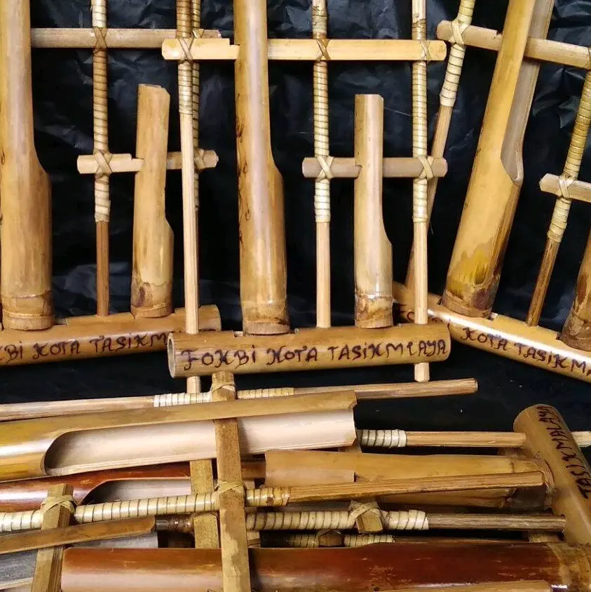Mainan Anak Tradisional Angklung Satuan Musik Pendidikan Asli Indonesia - Alat