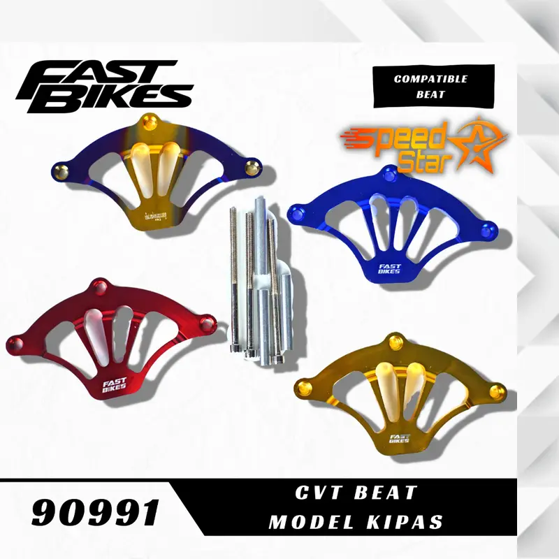 Cover CVT Tutup Pelindung Mesin CVT Model Kipas 90991 Full CNC Honda Beat Scoopy Vario 0