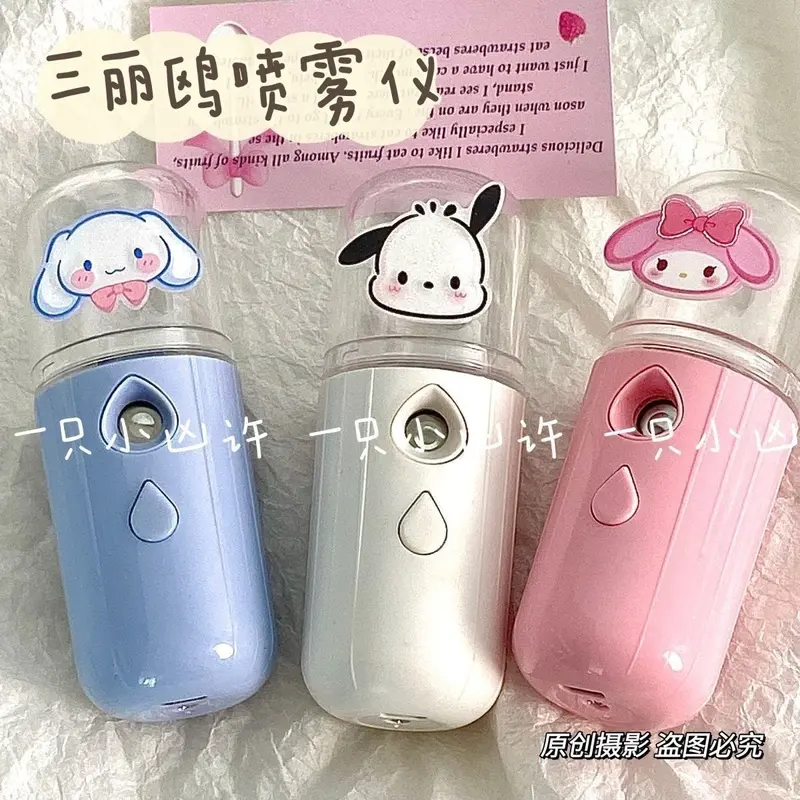 Dụng Cụ Phun Dưỡng Ẩm, Thiết Kế Hoạt Hình Sanrio, Xịt Dưỡng Ẩm Nano, Dụng Cụ Hữu Ích, Cầm Tay Và Cầm Tay, Giảm Nhiệt, Thích Hợp Để Trang Trí Mặt Và Máy Tính Để Bàn, Bán Chạy Năm 2025, 7674 Người Vinh Danh 0