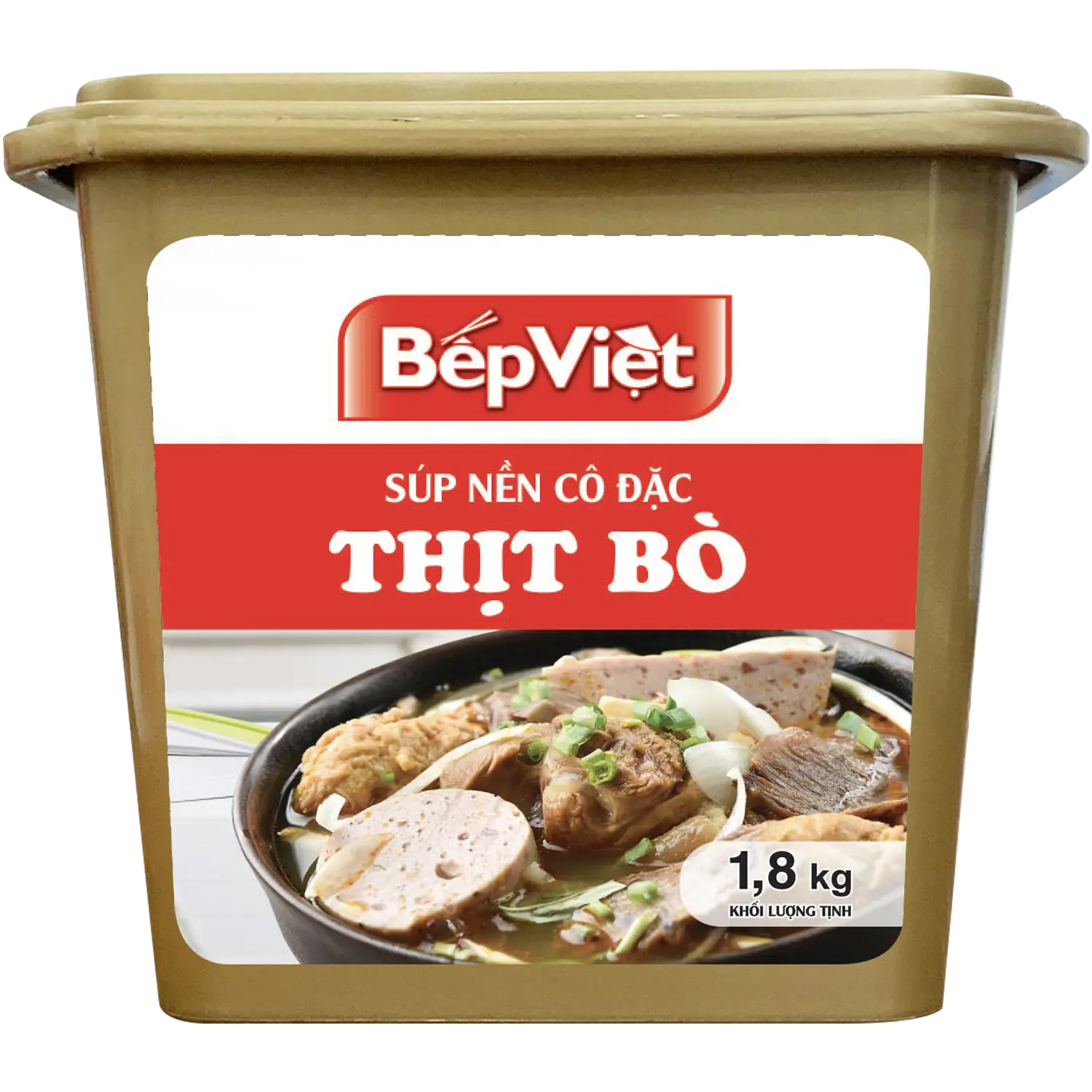 Súp nền cô đặc thịt bò Bếp Việt 1,8kg