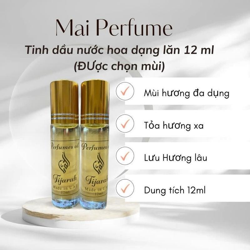TD Nước Hoa Mai Perfume 12ml Dạng Lăn Nhỏ Gọn. Nhiều Mùi Lựa Chọn Được Chọn Mùi