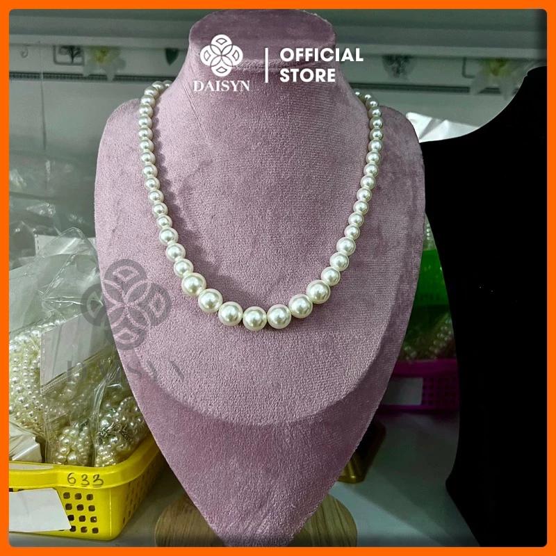 [ DAISYN ] N625 dây chuyền áo dài , dây chuyền áo tấc, dây chuyền váy cưới 1 sợi ngọc trai nhân tạo sang trọng