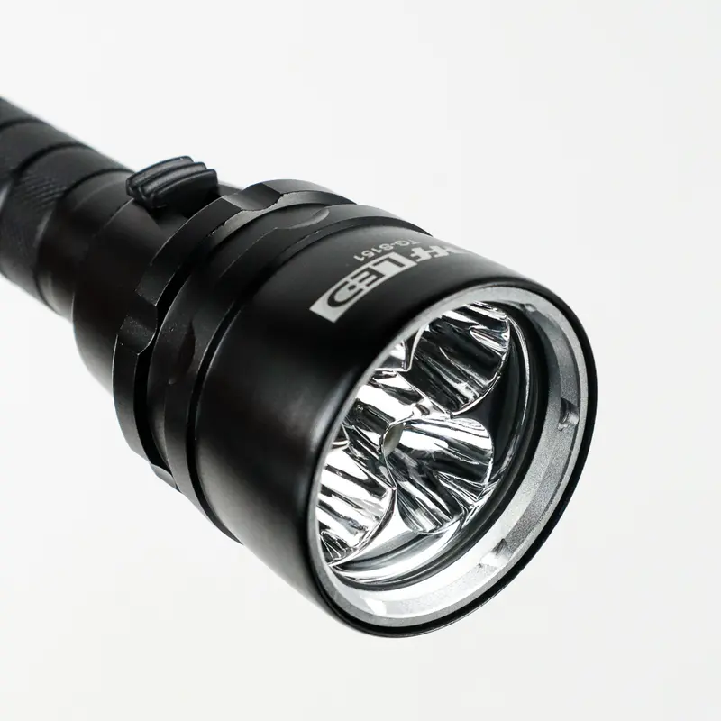 Senter Selam LED Diving Lampu Dalam Air Laut Nyelam Scuba Dive Waterproof IP68 T6 Paket Lengkap 2 Batre + Cas 7