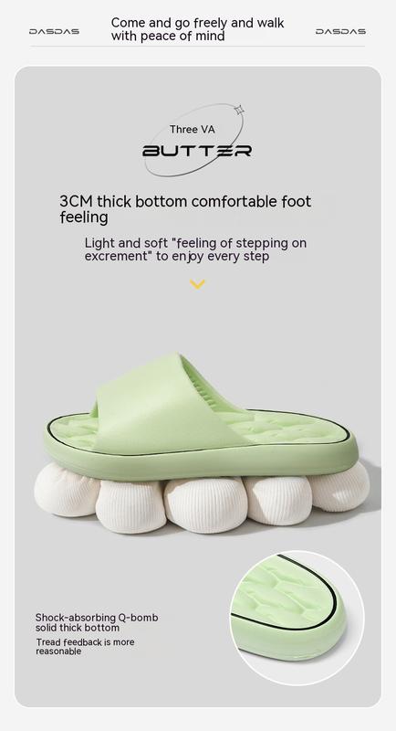 Product Introduction of Bathroom Water Seepage Super Soft Sole Home Slippers Women Cloud Slippers Eva Indoor Sandals Non-Slip Flip Flop Men Slippers 7